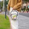 Pvc Transparent Shoulder Bag Fashion Simple Clear Crossbody Bag Chest Bags Outdoor Shopping Traveling Bags For Girl Boy Gifts