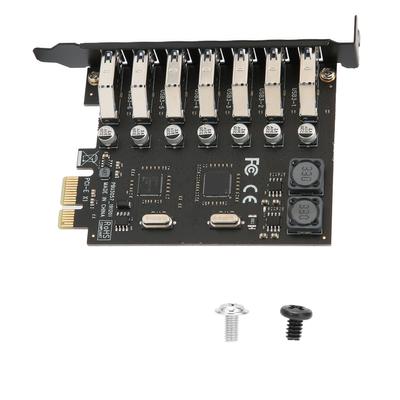 7Port Expansion Card PCB PCIExpress To USB3.0 for NEC Main Control Board for Computer