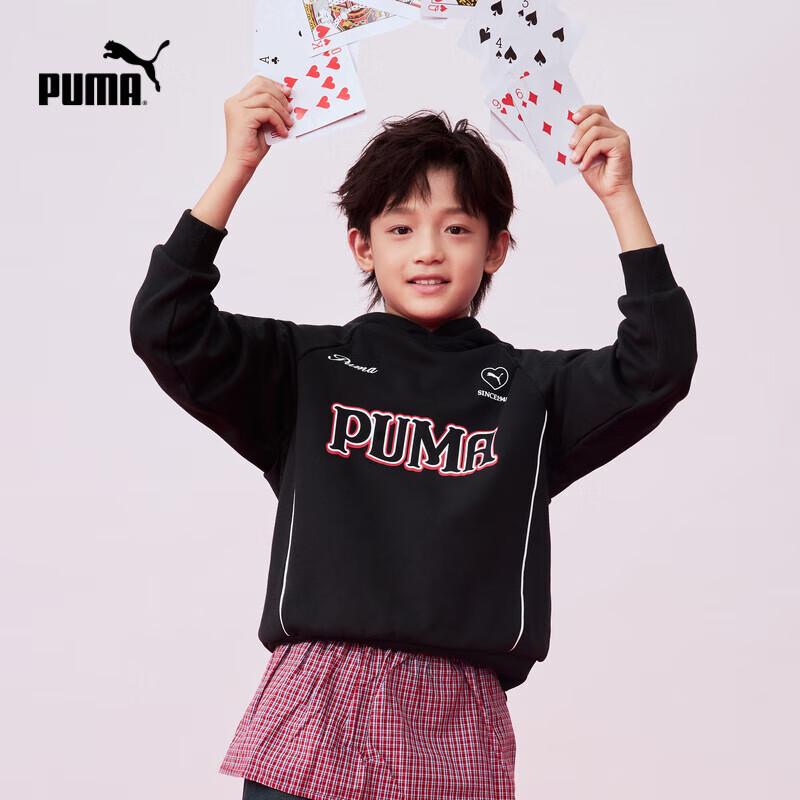 PUMA Kids  Long Sleeve Hooded Sweatshirt 140