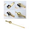 Multifunctional Chromes Toilet Tanks Lever High Strength Sturdy Zines Alloy Handle Bathroom Accessory for Household Use