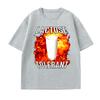 Laktoseintolerant Lustiges Meme T-Shirt Unisex Damen Freizeit Druck Locker Kurzärmlig Unisexs Damen T-Shirts Kleidung Tops Sommer