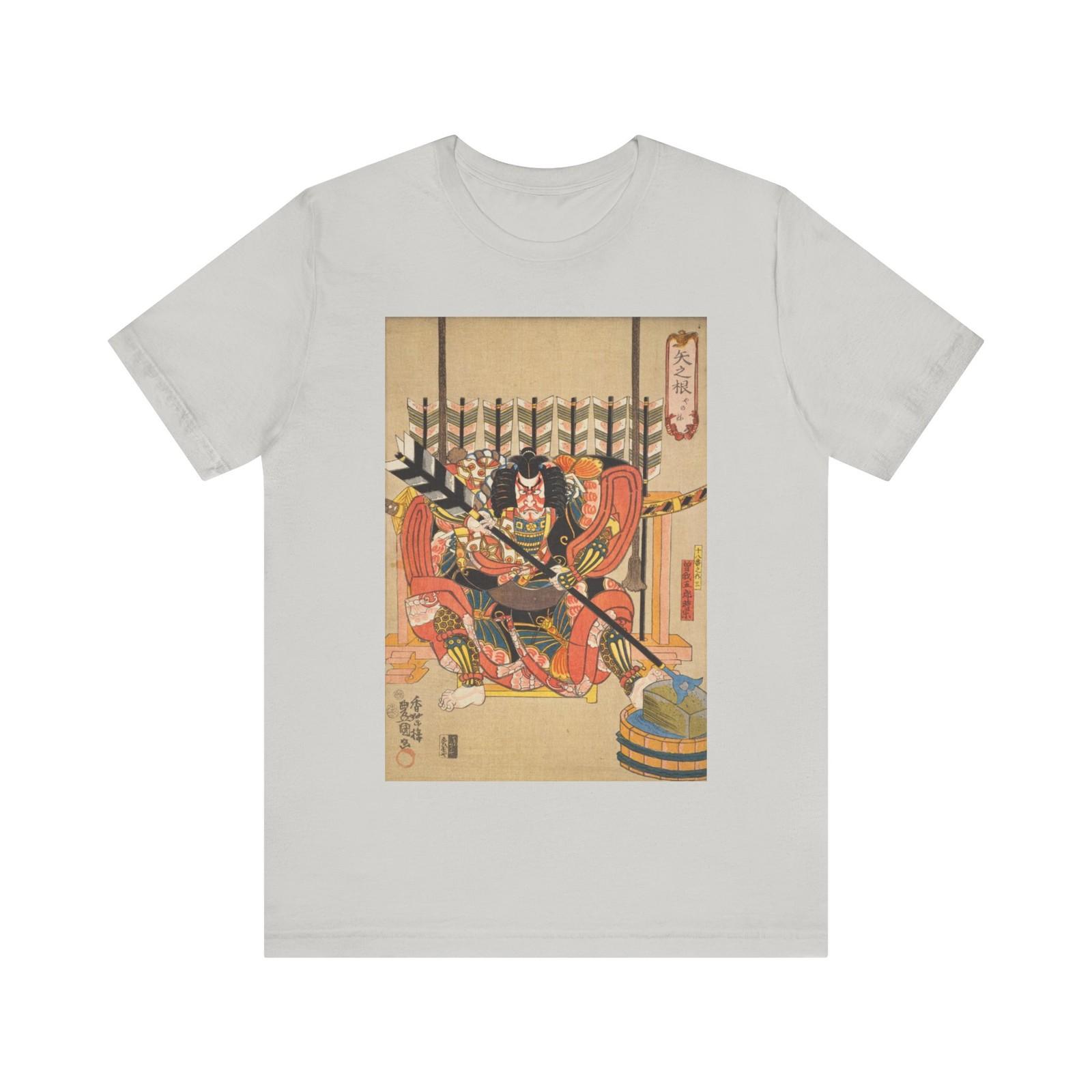 Samurai Kabuki Drama Tee Utagawa Kunisada Ukiyoe Ichikawa Danjuro T-Shirt S