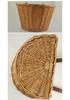 Rattan Bicycle Basket for Mountain Bikes and Pets – Multipurpose Cycling Accessory