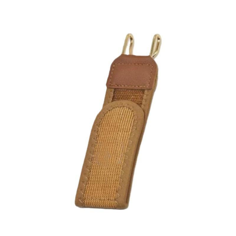 

Meier Convenient and adjustable iron hook lazy belt creative metal hook elastic belt коричневий