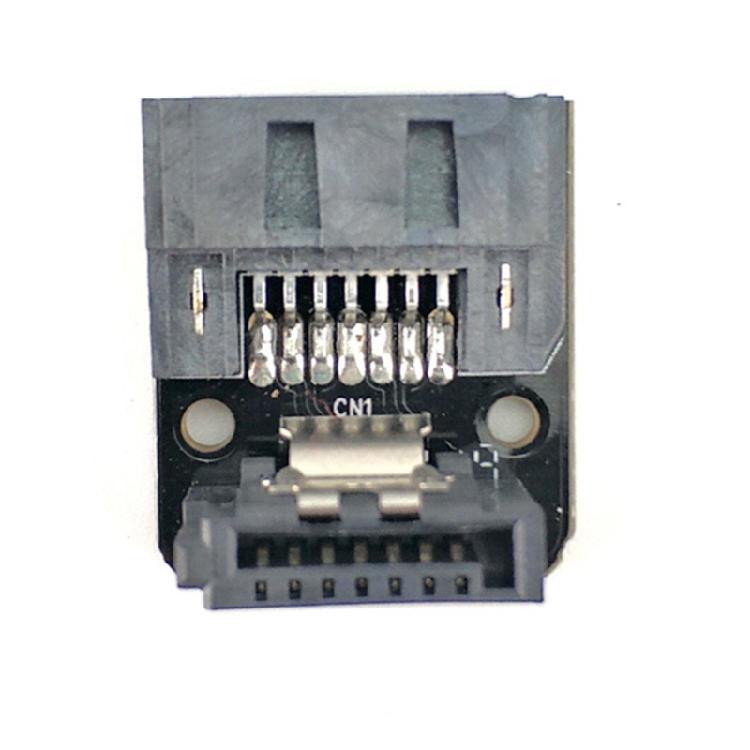 SATAs 7Pin Female to Male 90 Degree Angled Adapter for Desktop Motherboards SSDs HDD Installation