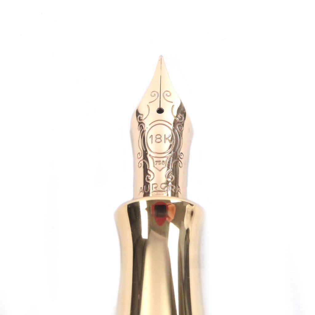 Excellent AURORA  fountain pen Pope Limited Edition 2004, 1919 pieces gold Used