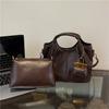 Versatile handbag bag, high-end commuter messenger tote bag, autumn and winter new retro casual shoulder bag