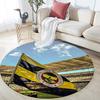 Fenerbahce Players Pattern Round rug,Carpet Rug for Living Room Bedroom Playroom ,Non-slip Floor Mat,Holiday Gifts and Birthday Gifts.