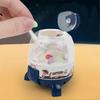 Machine for Kids Toy 24 Tiny Stuff Prizes Dinosaur Game Miniature for 3 4 5 6 7 Year Old Boys Girls Fingertip Toys (Blue)