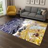 Cartoon Saint Seiya Anime Carpet Rug for Bedroom Living Room Sofa Playroom Doormat Home Decor,Kid Game Area Rug Non-slip Gift