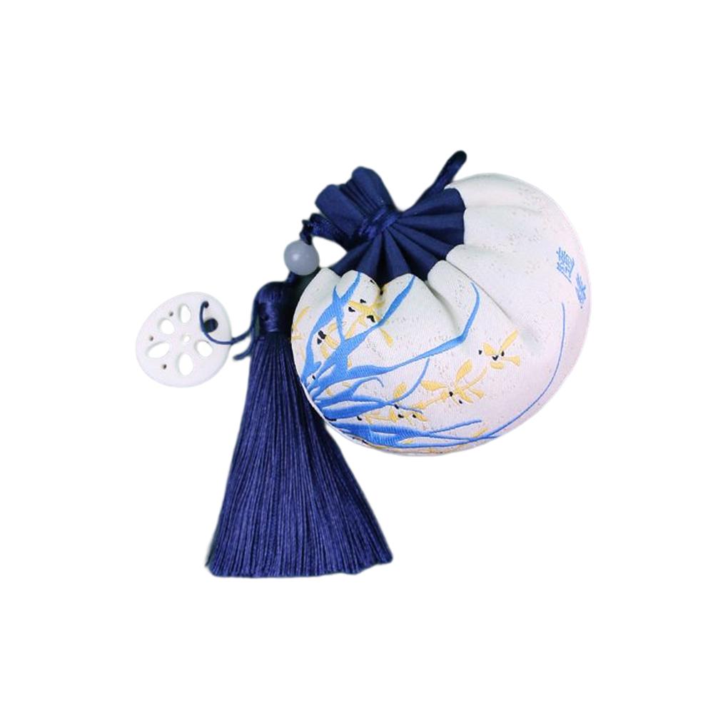 Festival Sachet Handmade Embroidered Bag Jewelry Friends Gift Empty Storage Drawstring Pouch Hanging Pendant Wedding