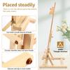 Desktop Art Easel Foldable Tabletop Easel Stand Height and Angle Adjustable Wooden Small Easel Portable Mini Desktop Easel