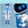 Astro Bot Cosplay Costume Polyester Jumpsuit For Gaming Event Dress-up