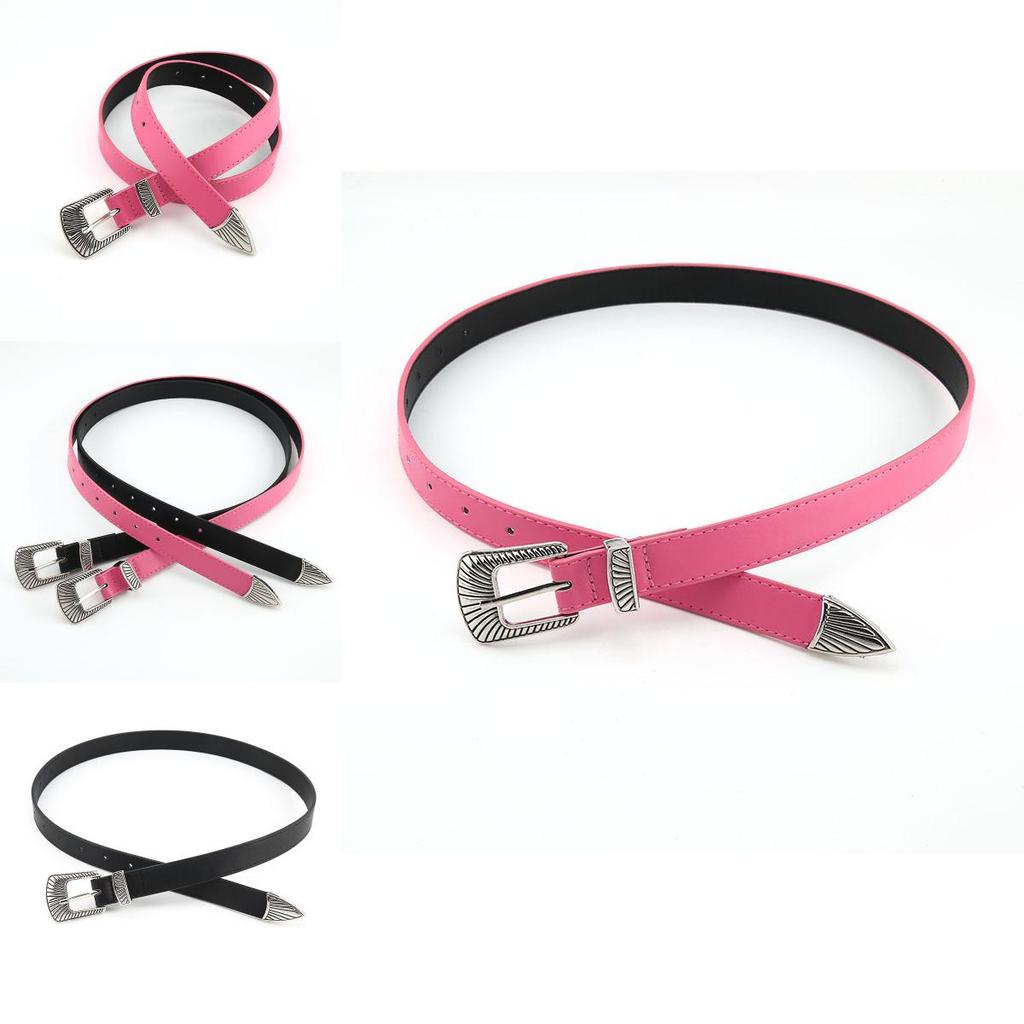 High-quality Faux Leather Women's Retro Belt Fashionable Simple Decorative Waist Belt Vintage Chic Belt