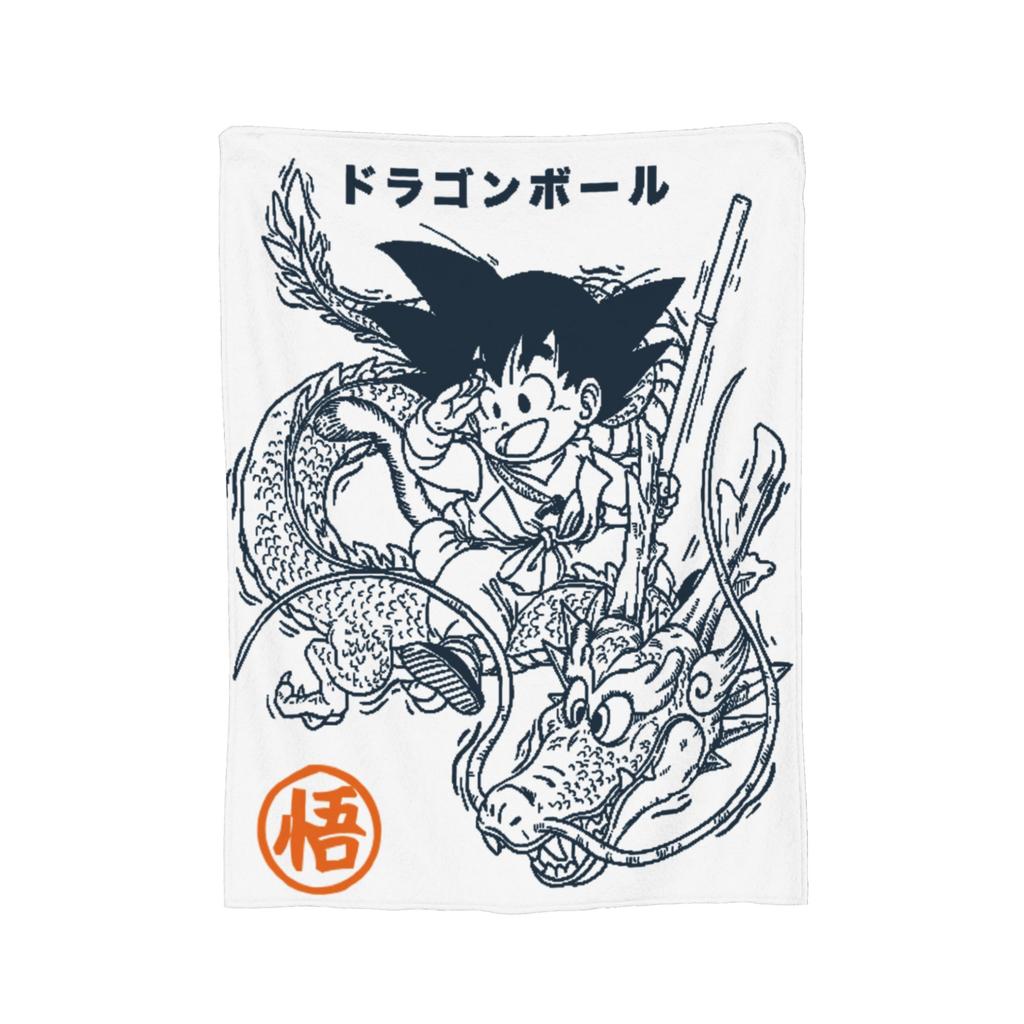 Goku Collage Flannel Blanket DBZ Japanese Anime Awesome Throw Blankets for Home Hotel Sofa 125*100cm Plush Thin Quilt,
