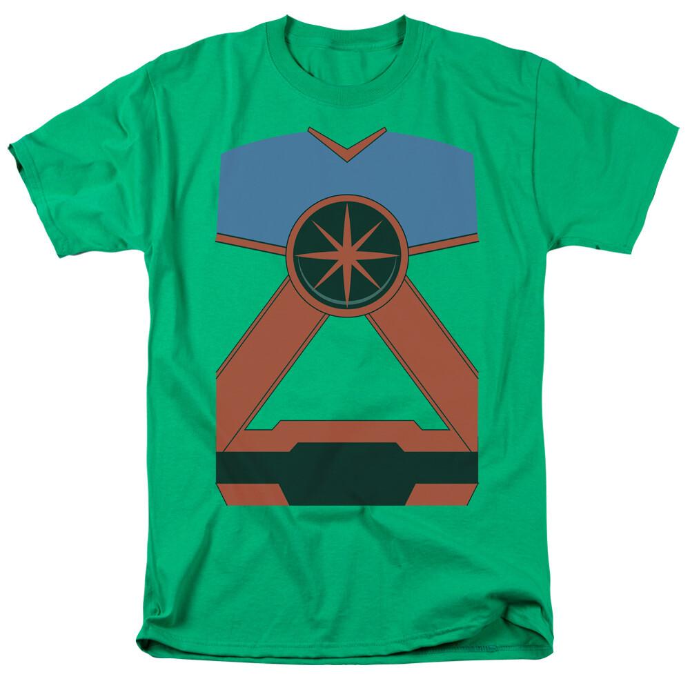 26 Martian Manhunter Martian MH T Shirt Mens Licensed DC Comic Kelly Green Unisex T-Shirt L