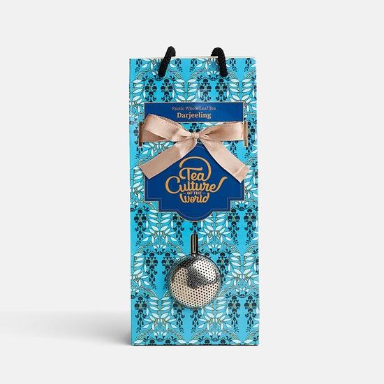 Tea Culture of The World Dream Brews | Darjeeling 50 Gram Loose Leaf Green Tea With Telescopic Tea Infuser | Healthy Gifting For Your Loved Ones 50GM
