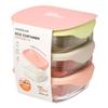 LocknLock Barohanki Light Rice Storage Container Set 320ml 3-Piece