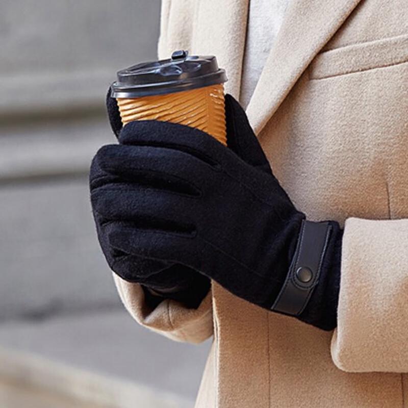 Tucano Men's Touchscreen Warm Wool Cycling Gloves