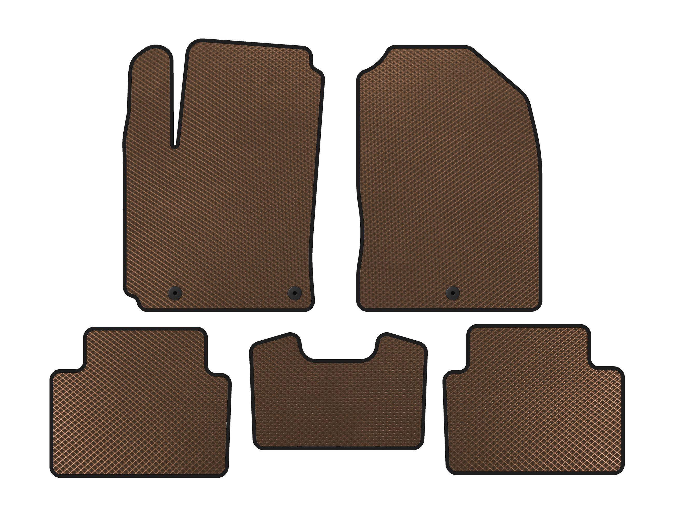 

EVA mats (2017-2020, Petrol, Brown) for Hyundai Kona