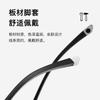 New fashionable black half-frame business men's anti-blue myopia glasses ultra-light myopia glasses frame flat glasses women