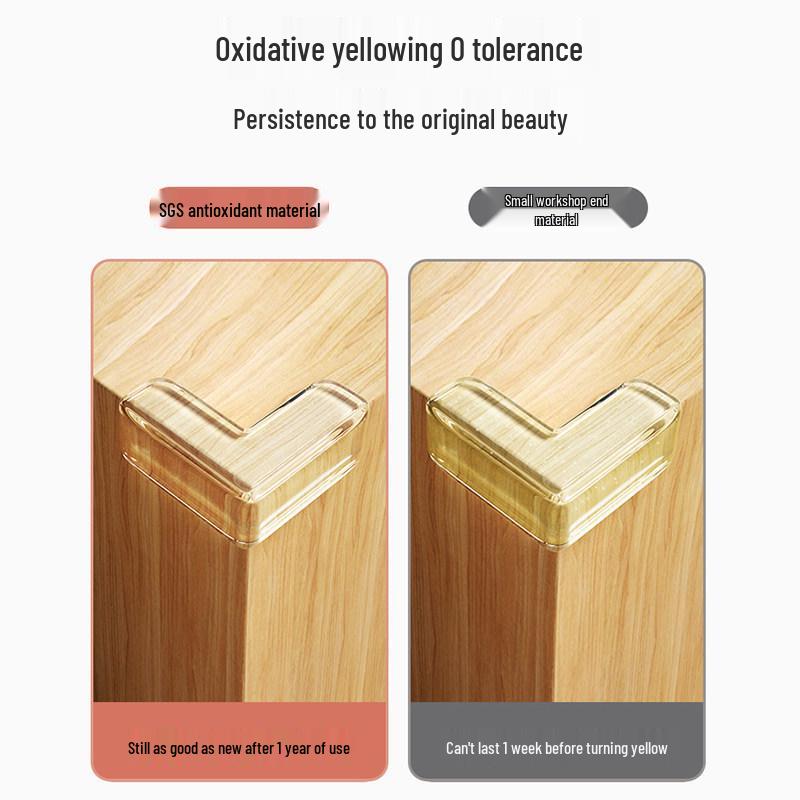 Children's Transparent Corner Protector for Coffee Tables - Soft Anti-Collision PVC Edge Wrap Strip