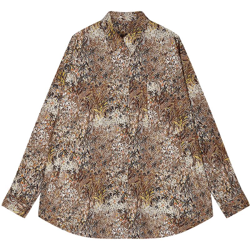 JNBY Women's Loose Fit Cotton Long Sleeve Shirt 5P7215410