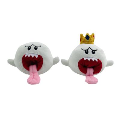 Mary Mario White Ghost Crown Ghost Speaks Shy and Bizarre Halloween Horror White Ghost Plush Doll