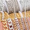 5Yards/Roll Metal Aluminum O-Shaped Chains Twisted Chain Bulk Chain For Jewelry Making Bracelet Necklace Bag Chain Accessories