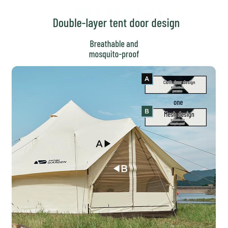 MOBIGARDEN Epoch 260 Pyramid Cotton Tent