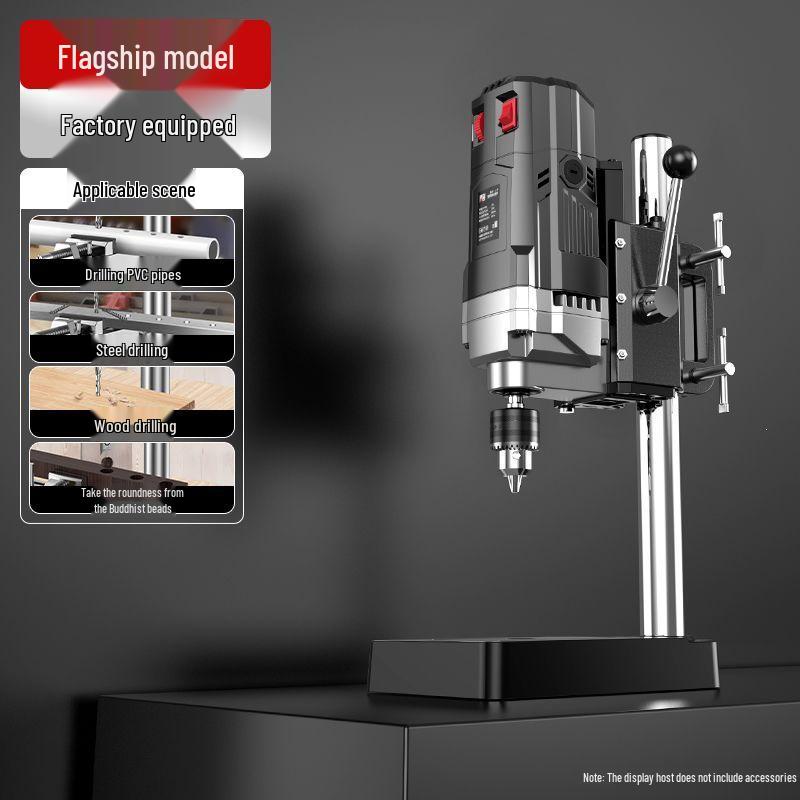 Compact 220V High-Power Multifunctional Bench Drill for Home & Industrial Use