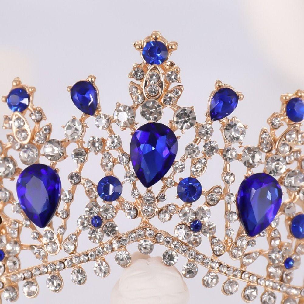 Luxury Baroque Crowns Vintage Style Bridal Tiara Headwear Princess Tiara  Women Girls