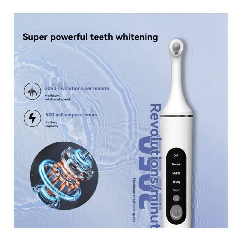 Rechargeable Dental Polishing Device With Tartar Removal For Home Oral Hygiene