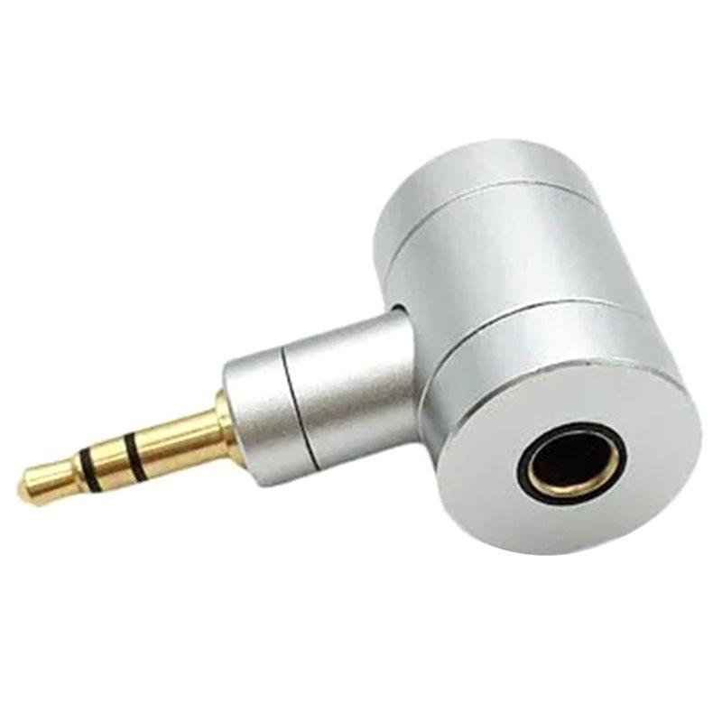 HIFI Angle 4.4 Balanced Earphone Adapter For SONY, Music Players- DIY Design 4.4Mm Female To 2.5Mm 4Pole/3.5Mm 3Pole Male Plug