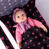 Lit De Voyage/parc Pour Poupées 46 Cm Avec Sac Et Parure – Kinderplay (KP0400R)