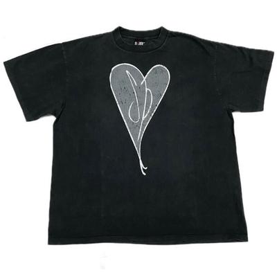 VINTAGE Smashing Pumpkins XL Juodi Mellon Collie Širdies Single Stitch Marškinėliai PERSPAUDAS