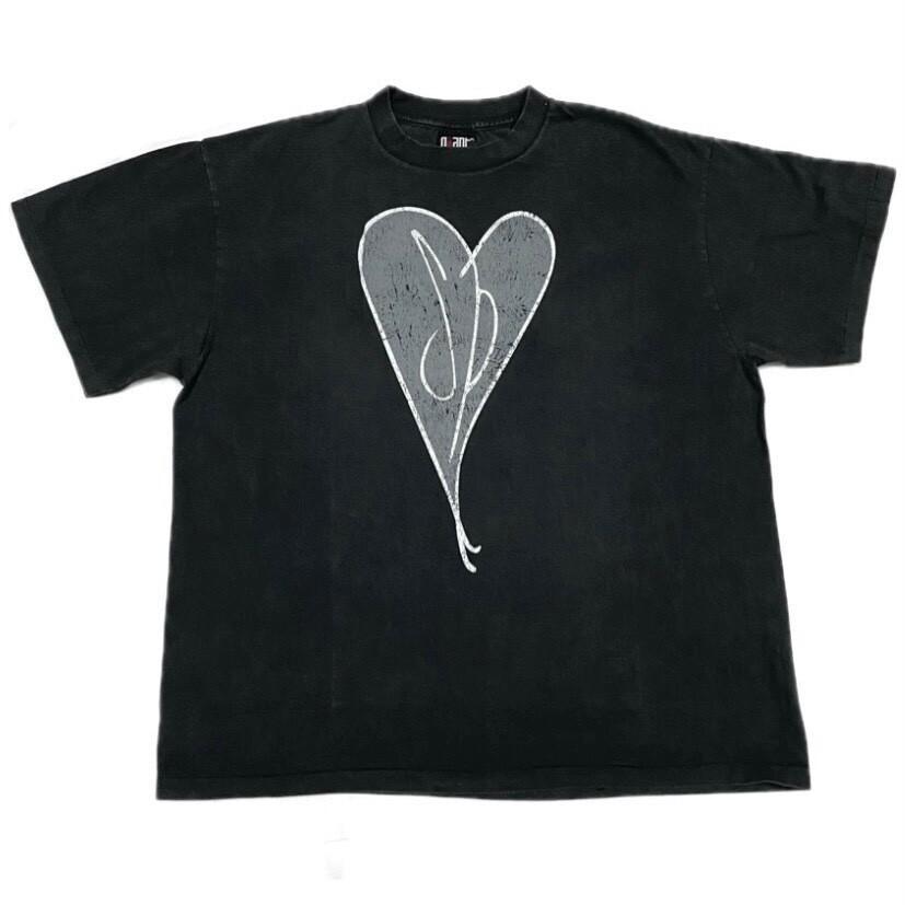 VTG Smashing Pumpkins XL Black Mellon Collie Heart Single Stitch T-shirt REPRINT
