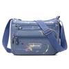 New Shoulder Bag Women's Fashion Multi Layer Storage Simple Messenger Bag To Work Commuting Shopping Joker Tote Bag.