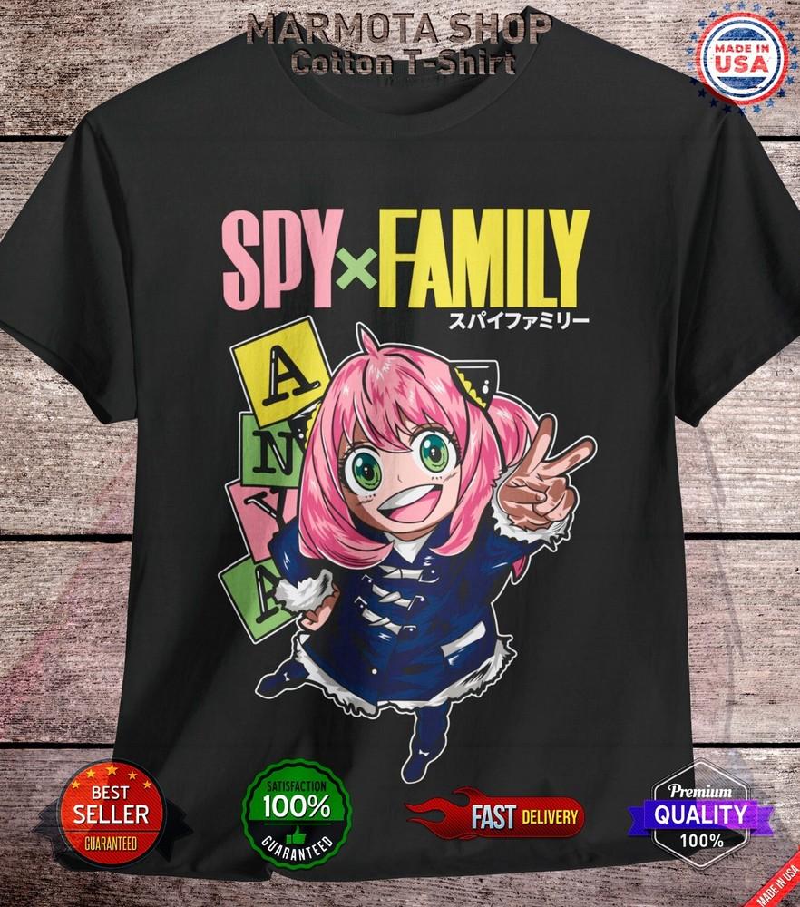 Spy X Family T-Shirt Anya Forger Yor Loid Anime Japanese Tee Shirt Manga Kawaii