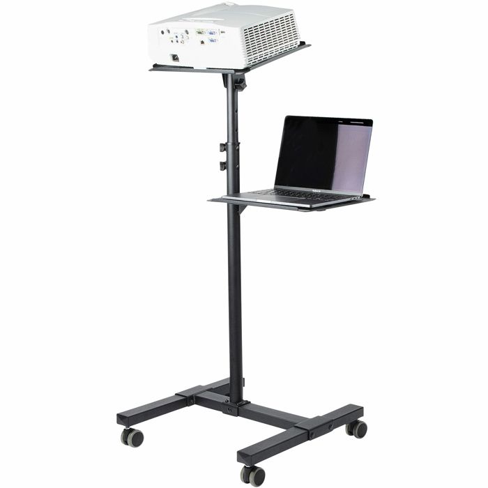 Projector Support - STARTECH - ADJPROJCART - Black - Recommended Use: Video Projector