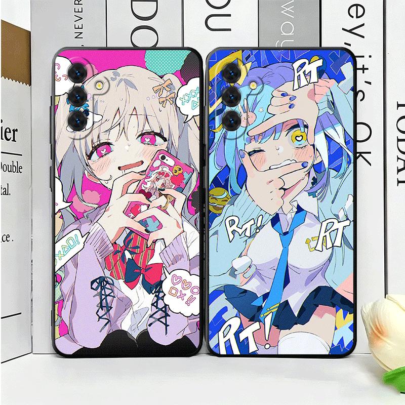 Anime Kwaii Girl Ins Style Soft Phone Case for Samsung A17 A37 A57 A16 A26 A36 A56 A15 A25 A35 A55 A14 A24 A34 A54 A13 A23 A33 A