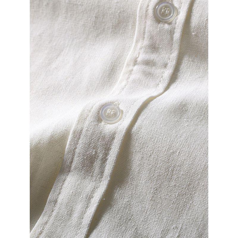 Export Export Tail Order Japanese Style Linen Shirt Men Short Sleeve Summer New Arrival Thin Casual Outwear Cotton Linen Shirt