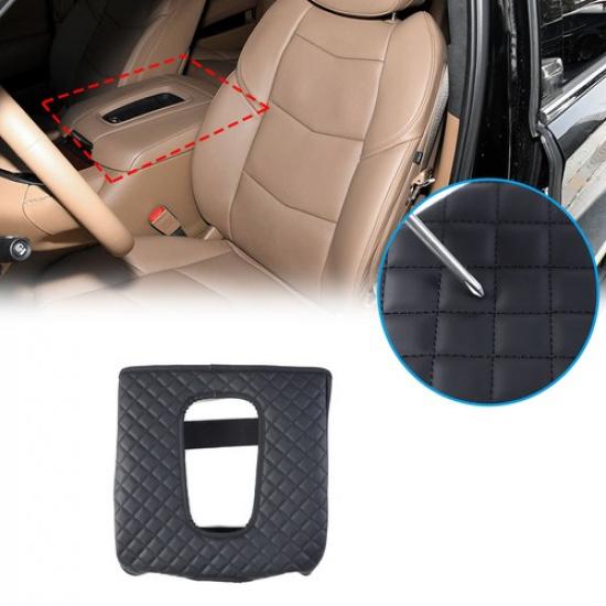 PU Leather Car Armrest Box Cover Handrest Case For Cadillac Escalade 2015-