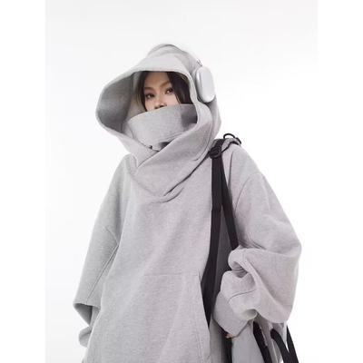 Women Autumn Ninja Turtleneck Hoodies Men Y2K Vintage Fleece Sweatshirts Hip Hop Japanese Streetwear Oversized Hoodie