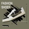AJ1 Reverse Swoosh Low-top Sneakers - Co-branded Unisex Retro Basketball Shoes