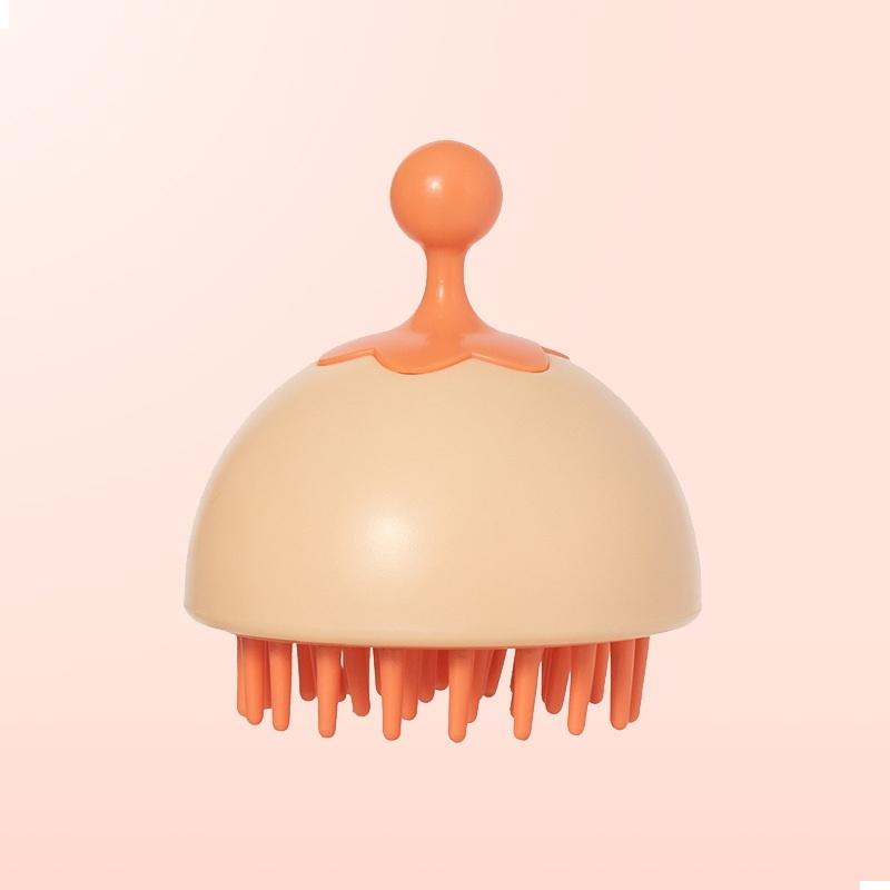Silicone Scalp Massager Comb – Shampoo and Cleansing Brush for Exfoliation and Acupoint Stimulation