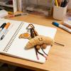 Cute Plush Keychain with Face Soft Fluffy Croissant Baguette Pendant Smiling Bread Bag Charm