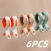 6Pcs Beach Towel Clips Reusable Large Windproof Clothes Pegs Plastic Strong Clothespins Laundry Tongs for Blankets Coats Towel