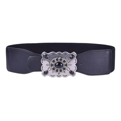 Girls Trendy Waist Belt PU Waistband Costume Underbust Wide Waist Body Jewelry for Party Jeans Belt Dress Chain