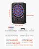 Electronic Dart Board, 336mm Target Dartboard with 45 Games & 474 Variations for Up To 8 Players, 6 Dart Shafts with Flights & 50 Soft Tips, Color LED